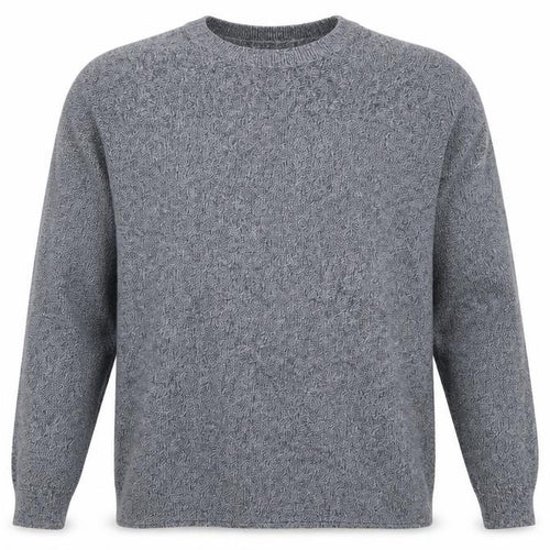 Folk Men's Grey XL Crew Neck Organic Cotton Knit Pullover Jumper