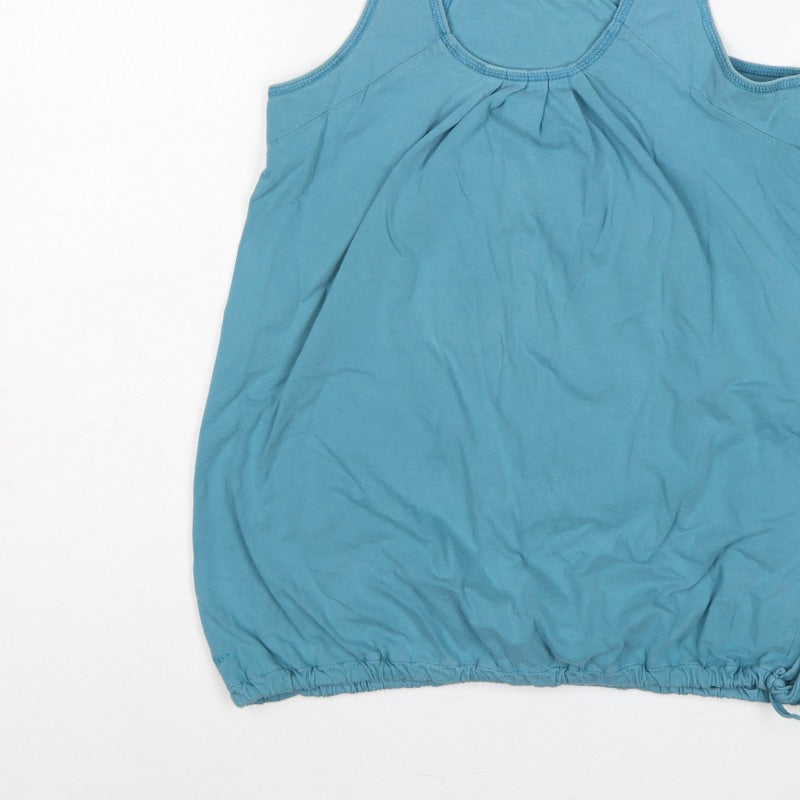 Fat Face Women's Blue Size 10 Basic Racerback Tank Top
