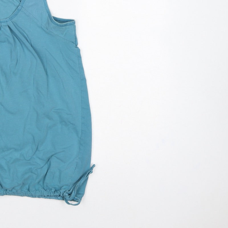Fat Face Women's Blue Size 10 Basic Racerback Tank Top