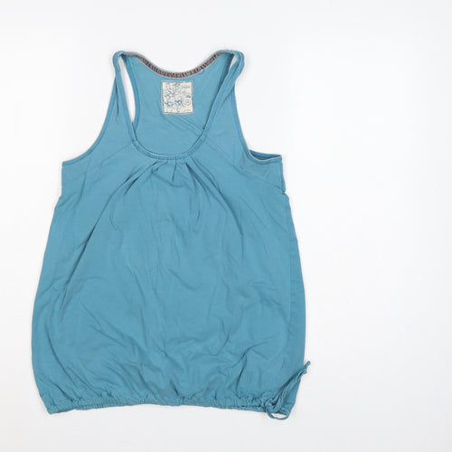Fat Face Women's Blue Size 10 Basic Racerback Tank Top