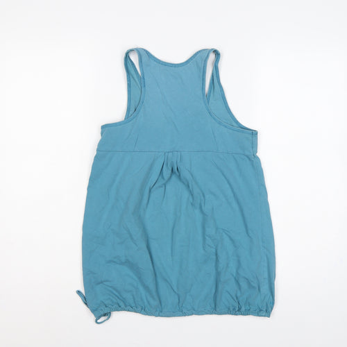 Fat Face Women's Blue Size 10 Basic Racerback Tank Top