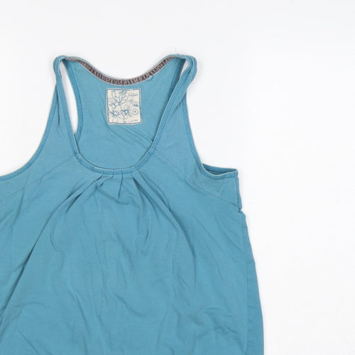 Fat Face Women's Blue Size 10 Basic Racerback Tank Top