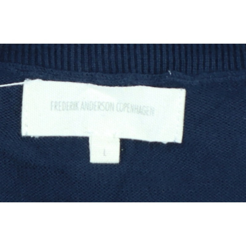 Additional view of Frederik Andersson Copenhagen Men’s Navy L Sailboat Knit Jumper