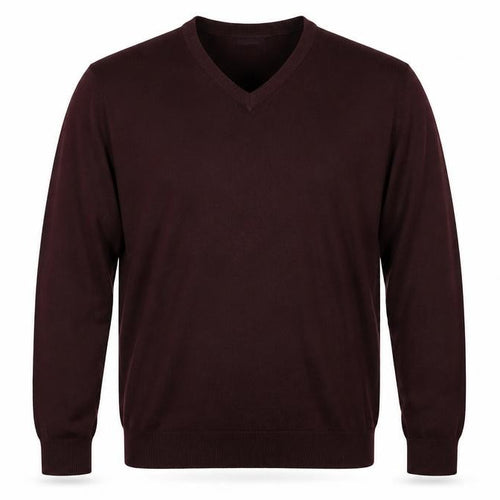 James Pringle Men’s Brown V-Neck Knit Pullover Jumper Size L