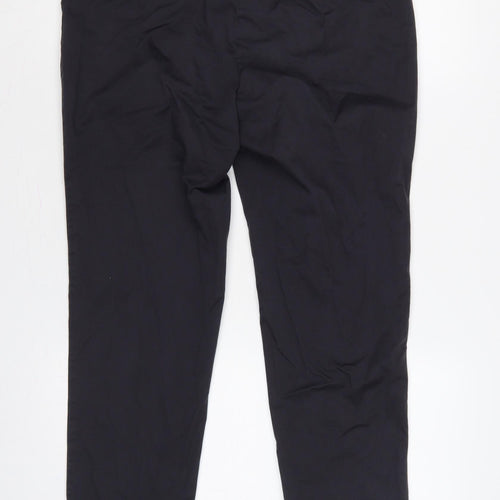 Monoprix Autreton Men’s Black 32 Slim Tapered Stretch Chino Trousers