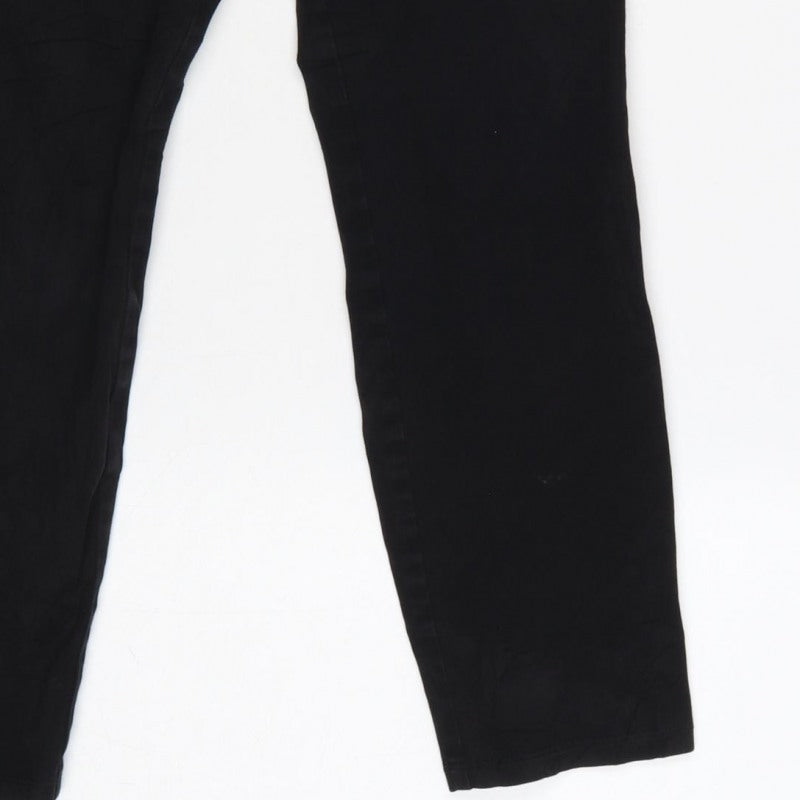 Sportscraft Women’s Black Size 10 Slim Tapered Elastic Waist Trousers