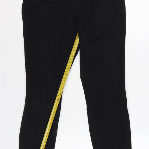 Sportscraft Women’s Black Size 10 Slim Tapered Elastic Waist Trousers