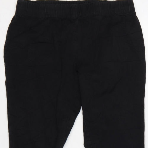 Sportscraft Women’s Black Size 10 Slim Tapered Elastic Waist Trousers