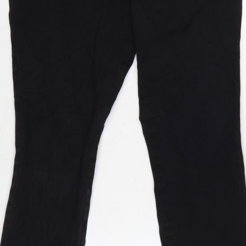 Sportscraft Women’s Black Size 10 Slim Tapered Elastic Waist Trousers
