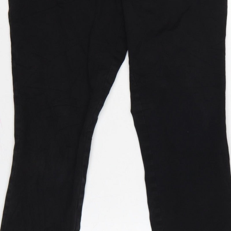 Sportscraft Women’s Black Size 10 Slim Tapered Elastic Waist Trousers