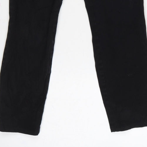 Sportscraft Women’s Black Size 10 Slim Tapered Elastic Waist Trousers