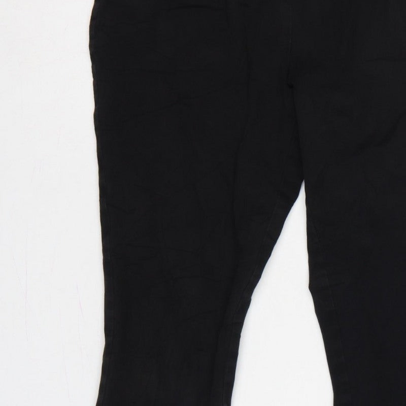 Sportscraft Women’s Black Size 10 Slim Tapered Elastic Waist Trousers