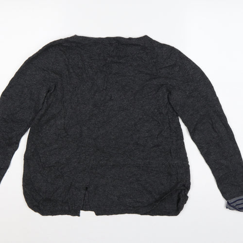 White Stuff Women’s Grey Crew Neck Knit Pullover Jumper UK 12