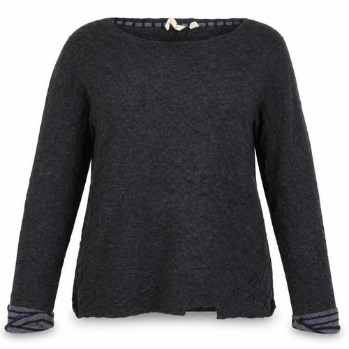 White Stuff Women’s Grey Crew Neck Knit Pullover Jumper UK 12