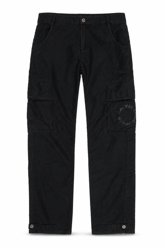 Calvin Klein Jeans Men Black W31 L34 Cargo Trousers Straight Leg