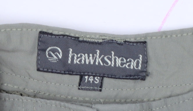 Hawkshead Women's Green Size 14 Cargo Trousers Nylon Lined