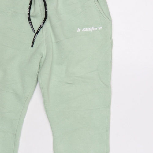 Couture London Women’s Mint Green M Jogger Sweatpants Drawstring Logo