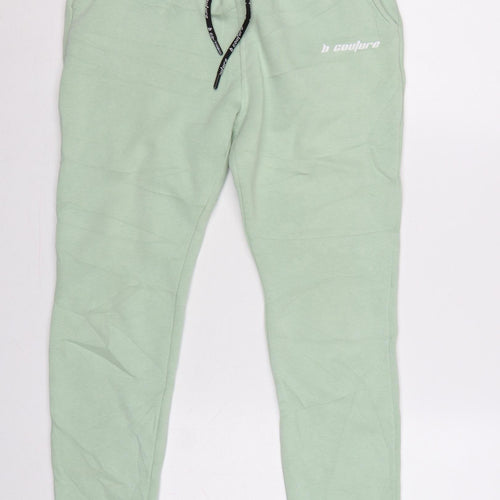Couture London Women’s Mint Green M Jogger Sweatpants Drawstring Logo