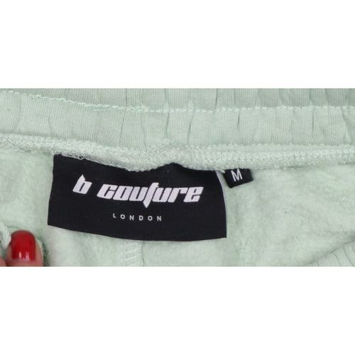 Couture London Women’s Mint Green M Jogger Sweatpants Drawstring Logo