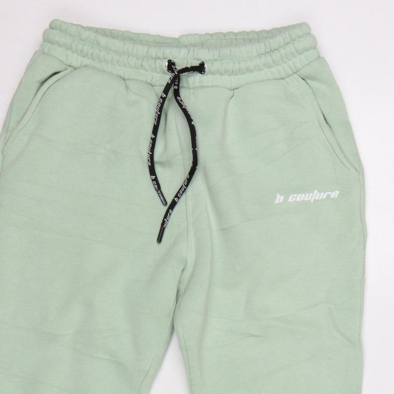 Couture London Women’s Mint Green M Jogger Sweatpants Drawstring Logo