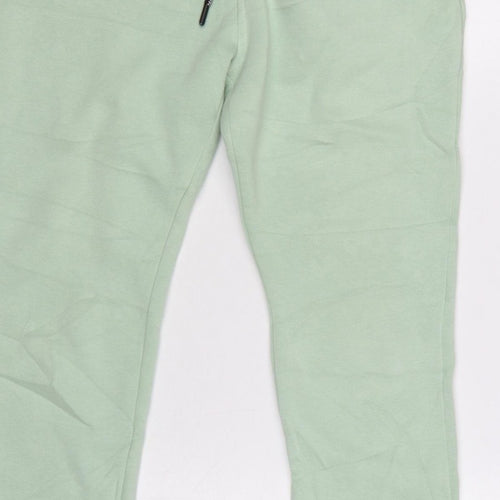 Couture London Women’s Mint Green M Jogger Sweatpants Drawstring Logo