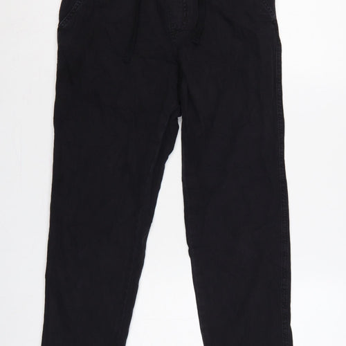 Pull&Bear Women’s Black S Cotton Drawstring Jogger Trousers