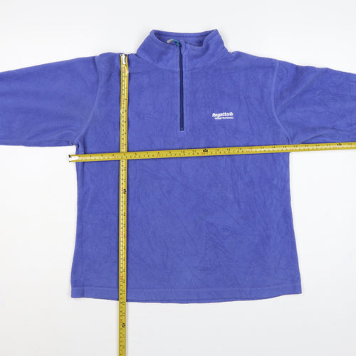 Regatta Women’s Purple UK 12 1/2 Zip Fleece Sweatshirt