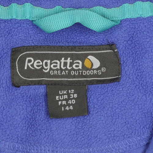 Regatta Women’s Purple UK 12 1/2 Zip Fleece Sweatshirt
