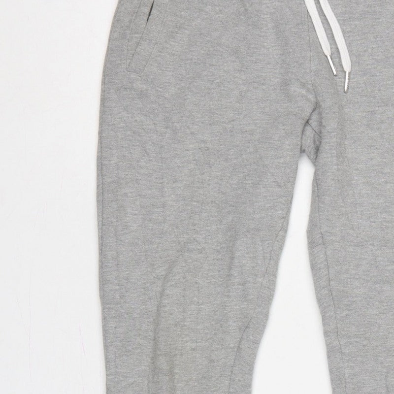 Additional view of Ellesse Women Grey Logo Jogger Sweatpants UK 8 Drawstring