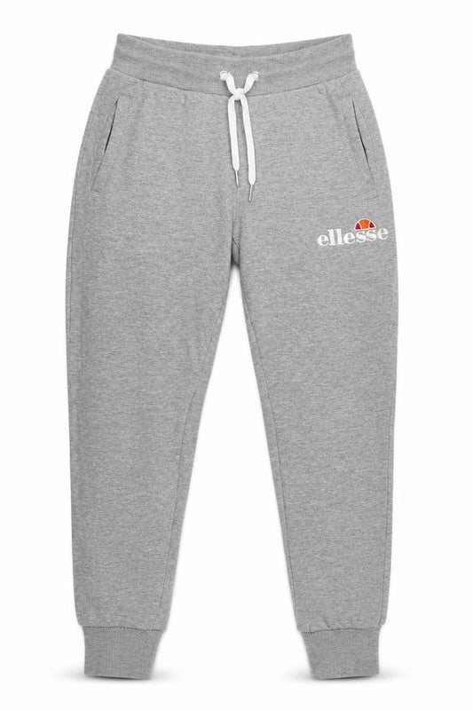 Ellesse Women Grey Logo Jogger Sweatpants UK 8 Drawstring
