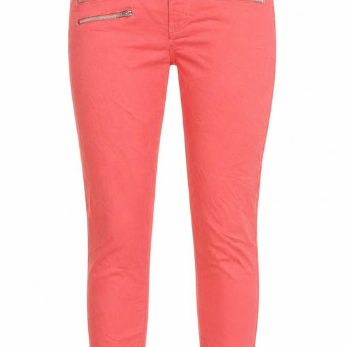 Marks & Spencer Women Pink UK 10 Skinny Stretch Jeans Zip Pockets