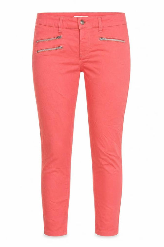 Marks & Spencer Women Pink UK 10 Skinny Stretch Jeans Zip Pockets