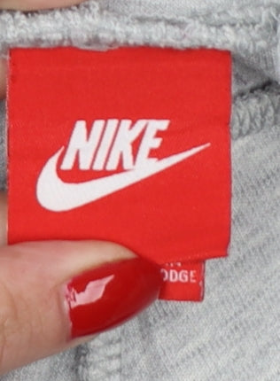 Nike Men's Grey S Jogger Sweatpants Zip Pocket Drawstring