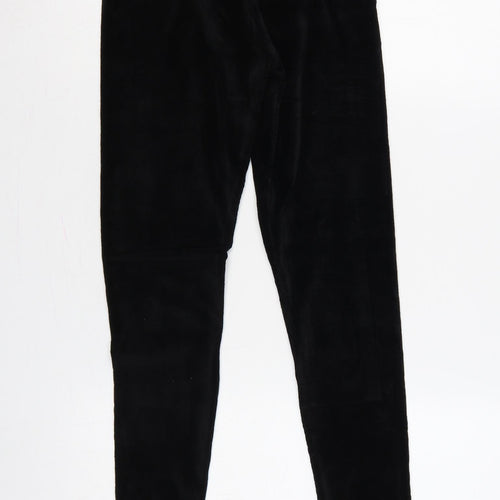M&Co Women Black Size 10 Stretch Jersey Leggings Elastic Waist