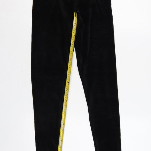 M&Co Women Black Size 10 Stretch Jersey Leggings Elastic Waist