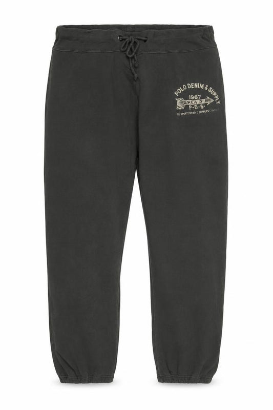 Denim & Supply Ralph Lauren Men’s Black XL Logo Sweatpants Joggers
