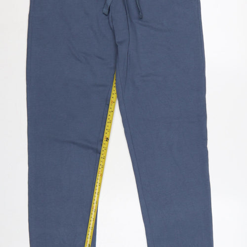 Marks and Spencer Men's Blue M Regular Fit Jogger Trousers 33-35in