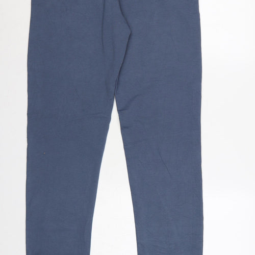 Marks and Spencer Men's Blue M Regular Fit Jogger Trousers 33-35in