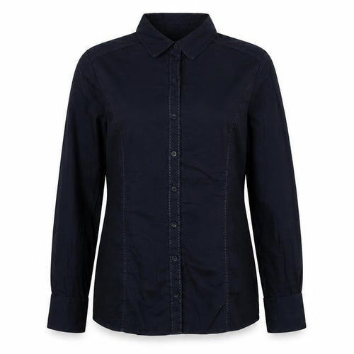 Ted Baker Women Blue UK 14 Tailored Long Sleeve Button-Up Shirt