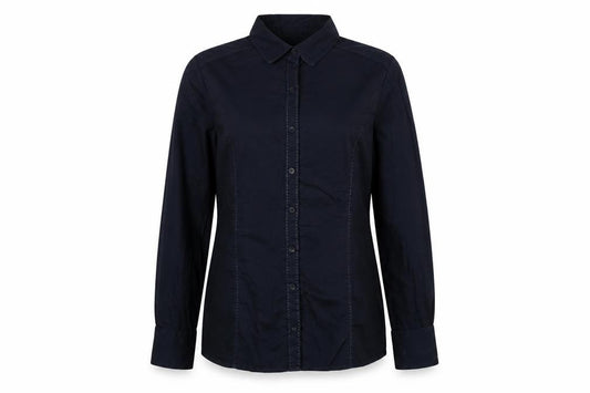 Ted Baker Women Blue UK 14 Tailored Long Sleeve Button-Up Shirt