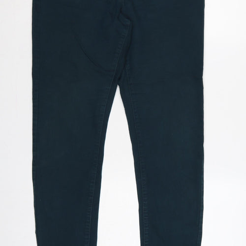 Marks & Spencer Women’s Dark Petrol UK 14 Long Slim Stretch Jeggings