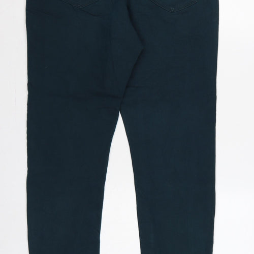 Marks & Spencer Women’s Dark Petrol UK 14 Long Slim Stretch Jeggings