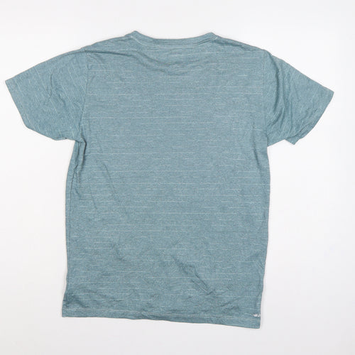 New Balance Men’s Blue S NB Dry Logo Running Gym T-Shirt