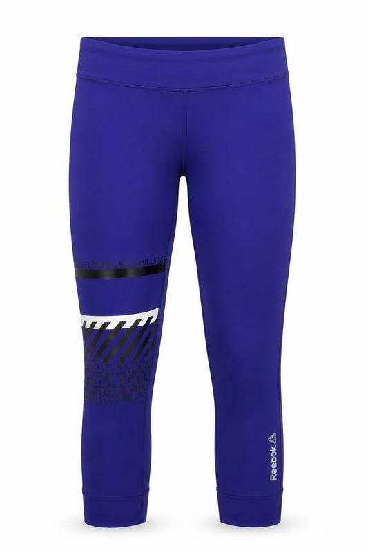 Reebok Women Purple L Les Mills Speedwick Gym Training Leggings