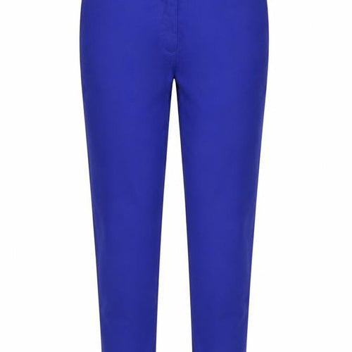 Marks and Spencer Women Blue UK 6 Short Tapered Smart Trousers