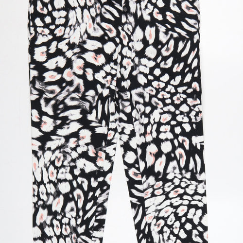STAR Julien Macdonald Women’s Multicolour Animal Print Trousers UK 14