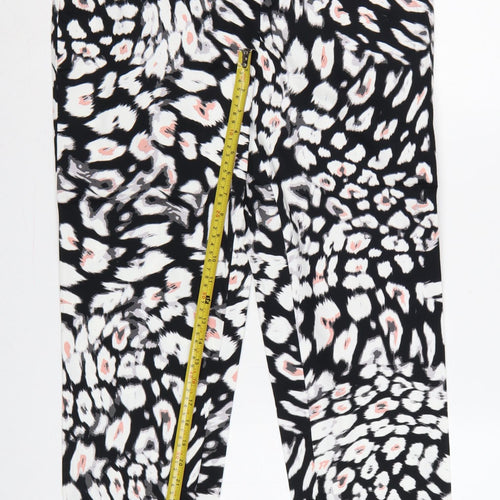 STAR Julien Macdonald Women’s Multicolour Animal Print Trousers UK 14