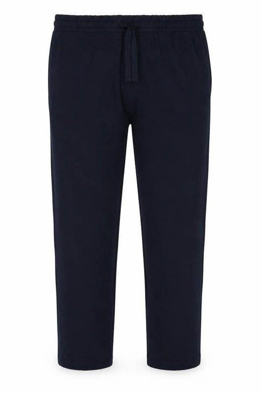 M&S Mens Blue 2XL Long Sweatpants Drawstring 42-44in Waist