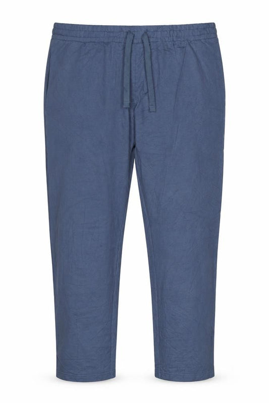 Marks and Spencer Men Blue 3XL Regular Fit Cotton Jogger Trousers