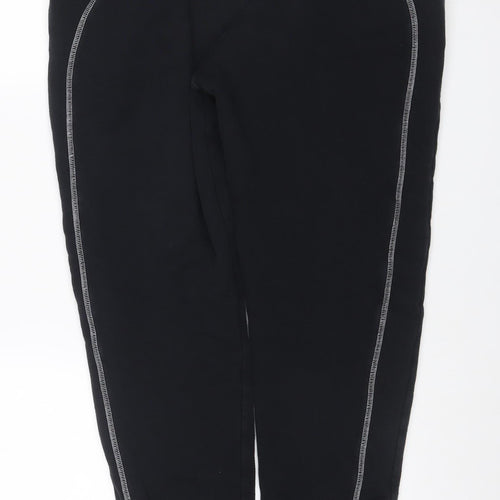 Trapstar Mens Black 2XL Jogger Sweatpants Fleece Logo Zip Pocket